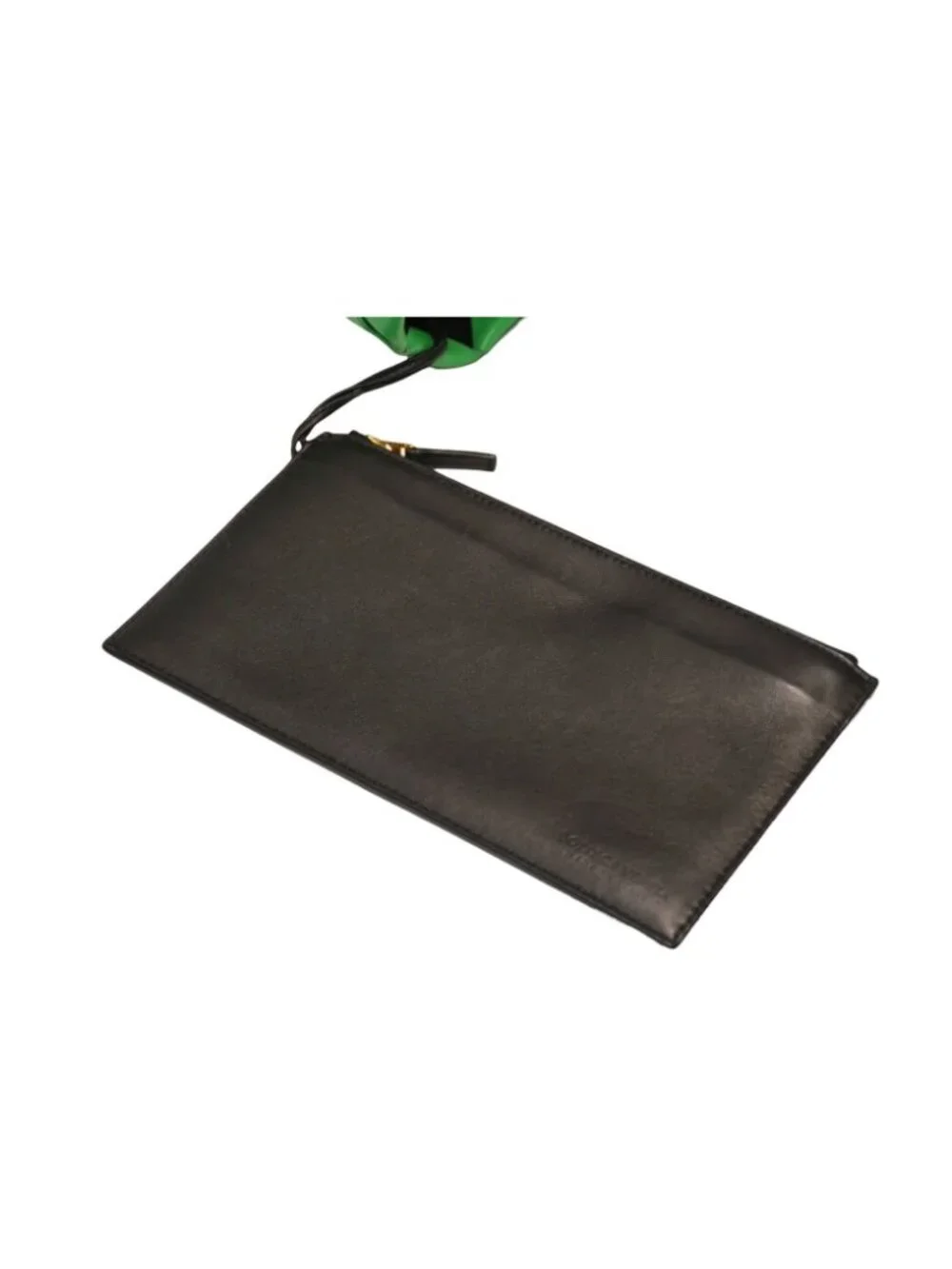 Bottega Veneta Intrecciato Handbag Green Calfskin Gold